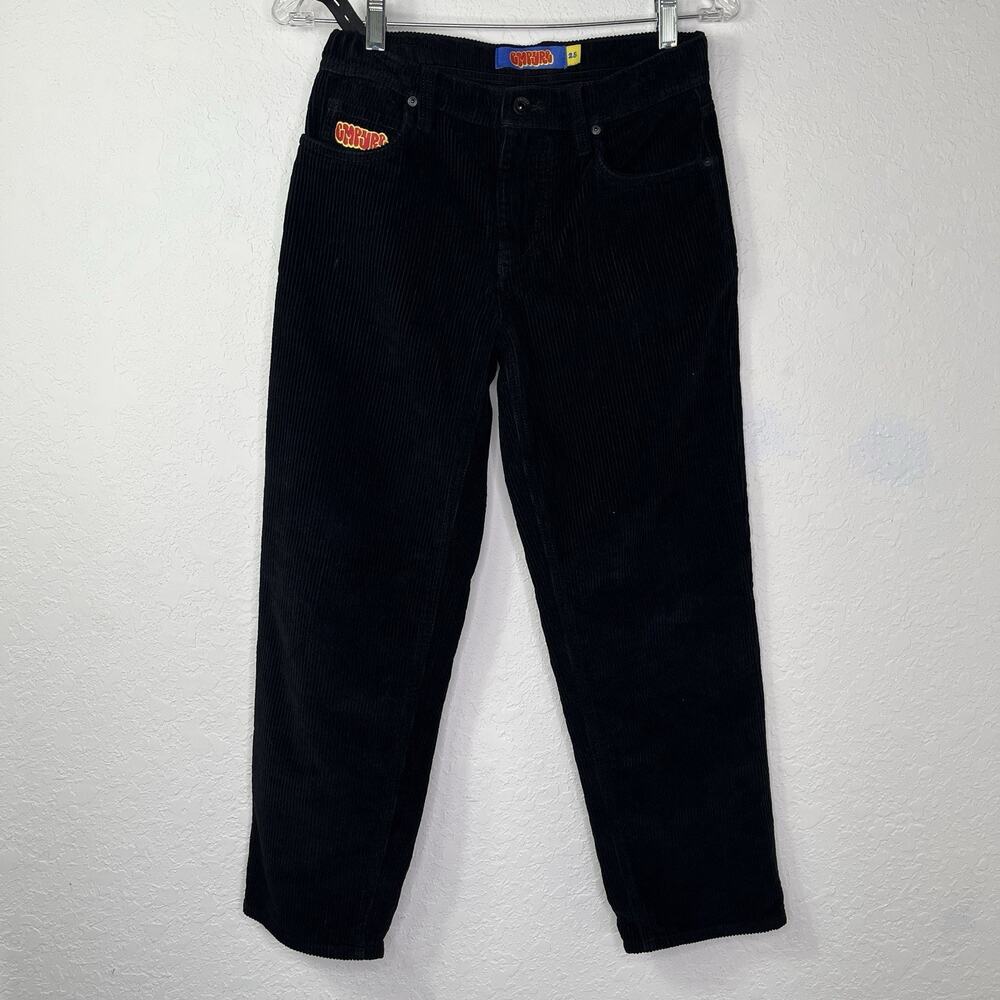 Empyre Relax Corduroy Pants black Size 25, skater, streetwear, casual, going out